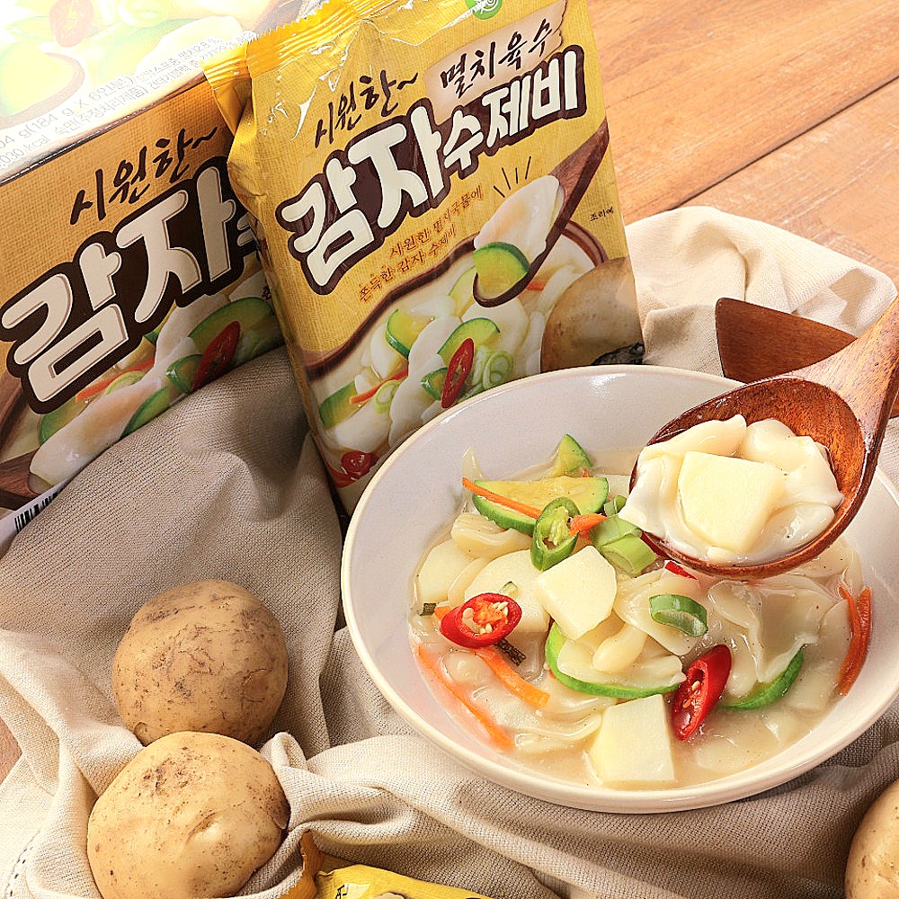 이가자연면 감자수제비 184g X 6개입 : 투엔티포유