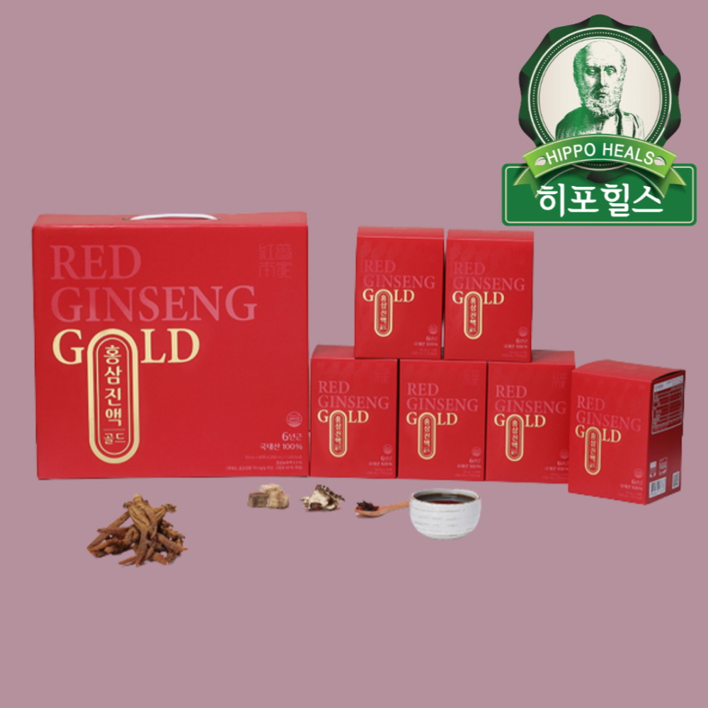무주군약초 6년근 홍삼 진액골드 70ml 60개입 : 순수자연건강
