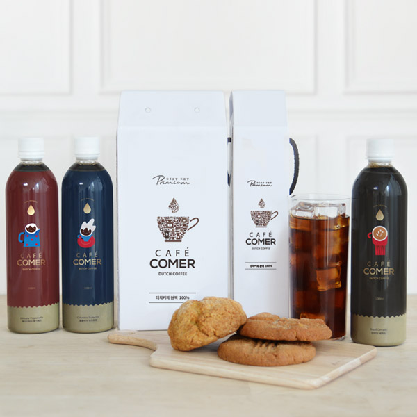 카페꼬메르 수제 더치커피 원액 콜드브루  500ml + 500ml 답례품 선물 : 더커피 주식회사