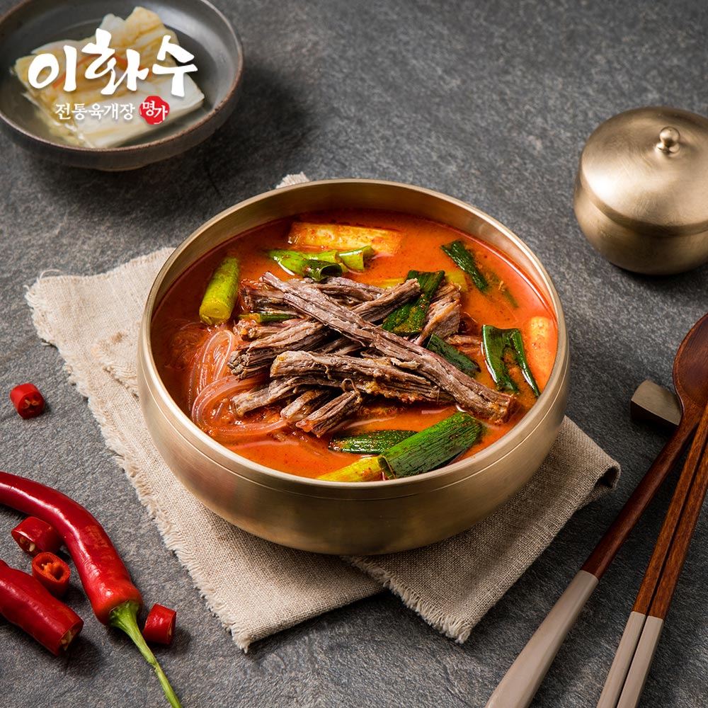 이화수 육개장 파개장 옛날 소고기 전통육개장 대파육개장 6팩 : 황씨네옹고집