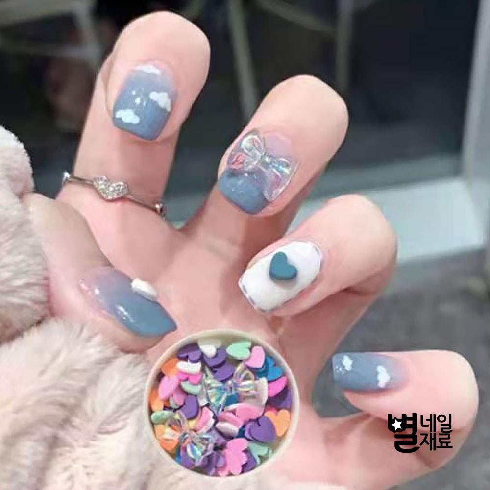 쁘띠 하트 파츠세트 네일파셀프네일재료 : 별네일재료