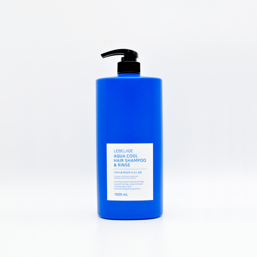 [르베라쥬]아쿠아 쿨 헤어샴푸&린스 1000ml : 르베라쥬