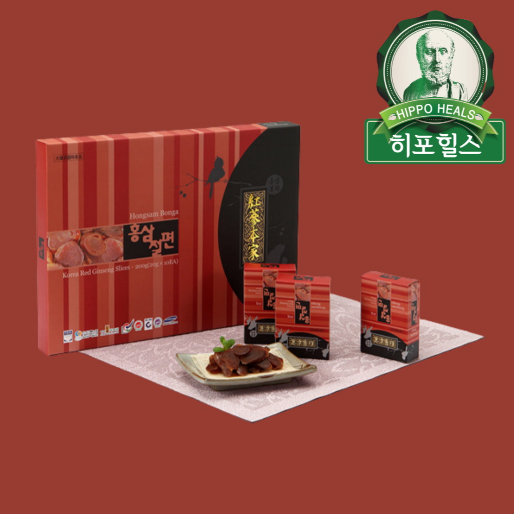 무주군약초영농조합 홍삼 절편 20g 10개 : 순수자연건강