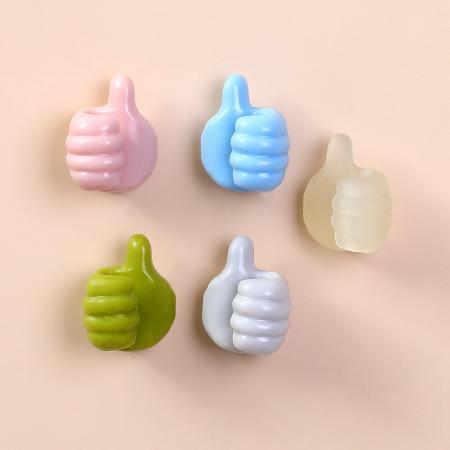 루프 차량 자전거 캐리어 가로바 크로스바 렉 실리콘 엄지 벽 후크 케이블 클립 데스크 주최자 브러시 스토리지 스티커 주방 욕실 유용한... 