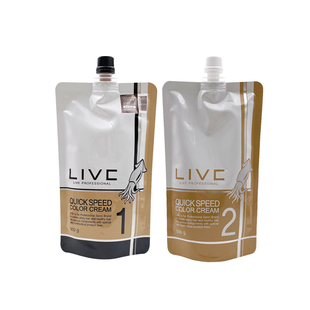 아이쉬코리아 라이브 퀵3분 스피드 칼라크림 500g(오징어먹물 - 3분염색 : 스마트뷰티사이트