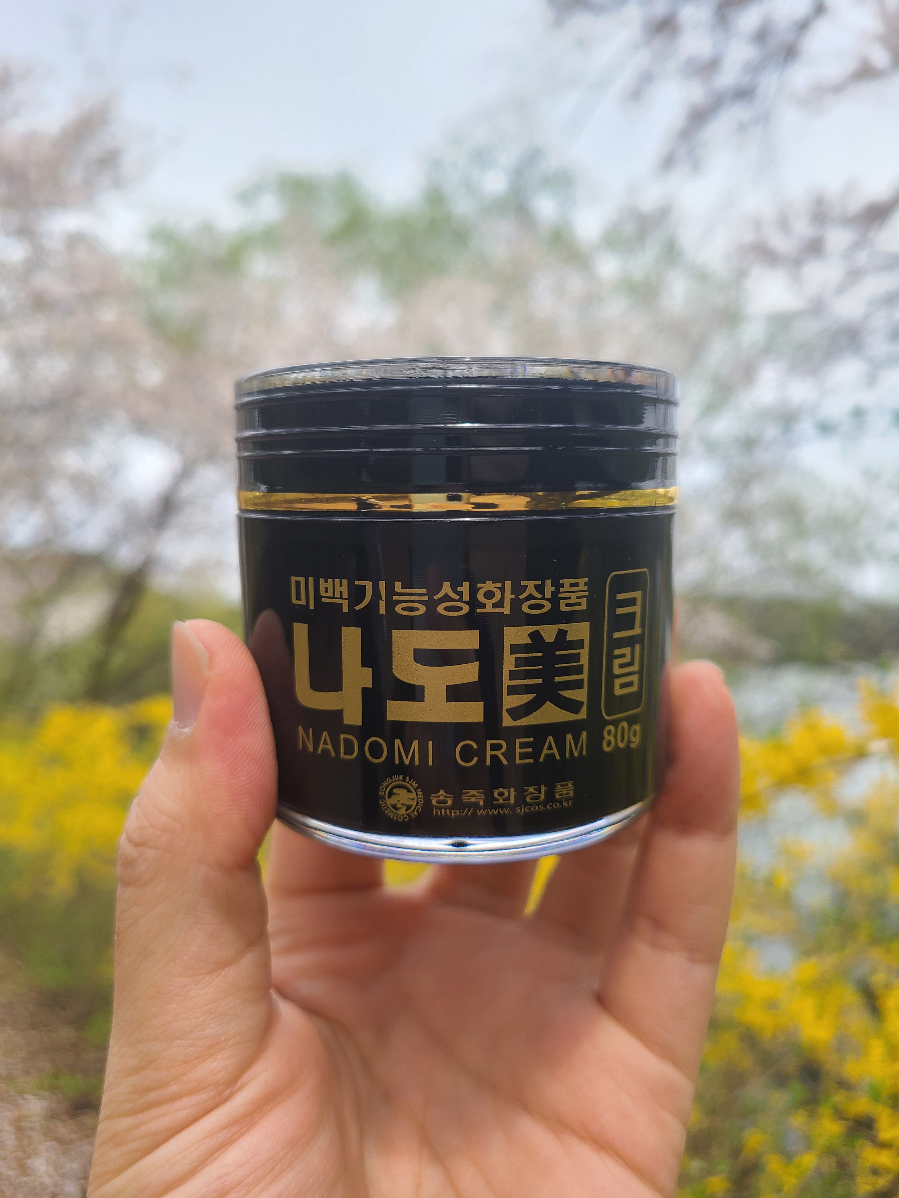 나도미크림 80g x 1개 미백 기미잡티 기미 톤업 화이트닝 크림 : 블랙홀스토어 TM