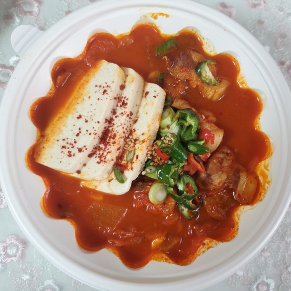 [금천구 배달] 든든한 한끼 김치찌개 1~2인분 (+공기밥 1개) [별빛남문 삼구반찬가게] : 동네시장 장보기