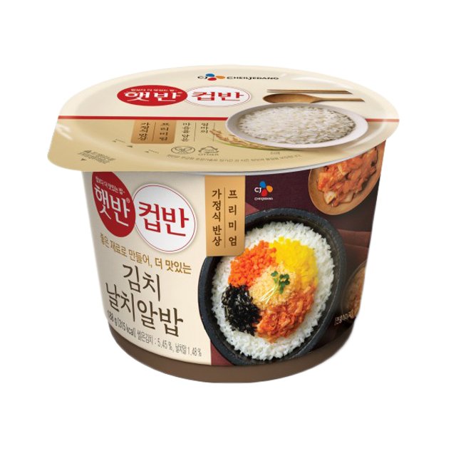 CJ제일제당 햇반 컵반 김치날치알밥 188g : 할인상사