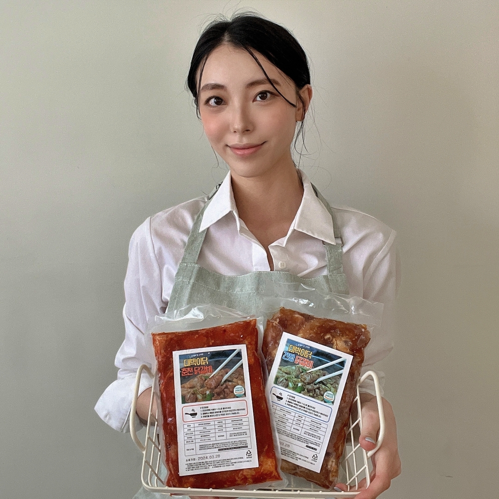 대박이닭 춘천닭갈비 간장 숯불 양념 순살 닭갈비 500gx2팩 : 즐먹24