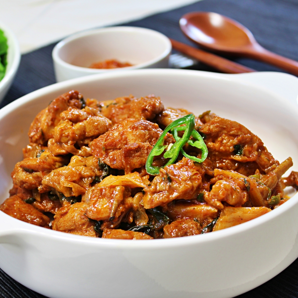 대박이닭 춘천닭갈비 간장 숯불 양념 순살 닭갈비 500gx2팩 : 즐먹24