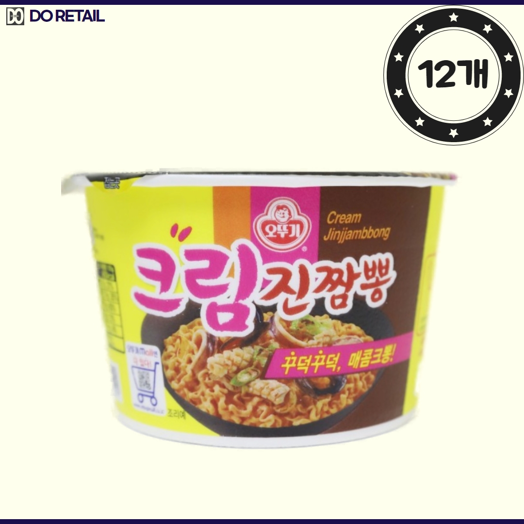 크림 진짬뽕 대컵 105g 12개 : DO RETAIL