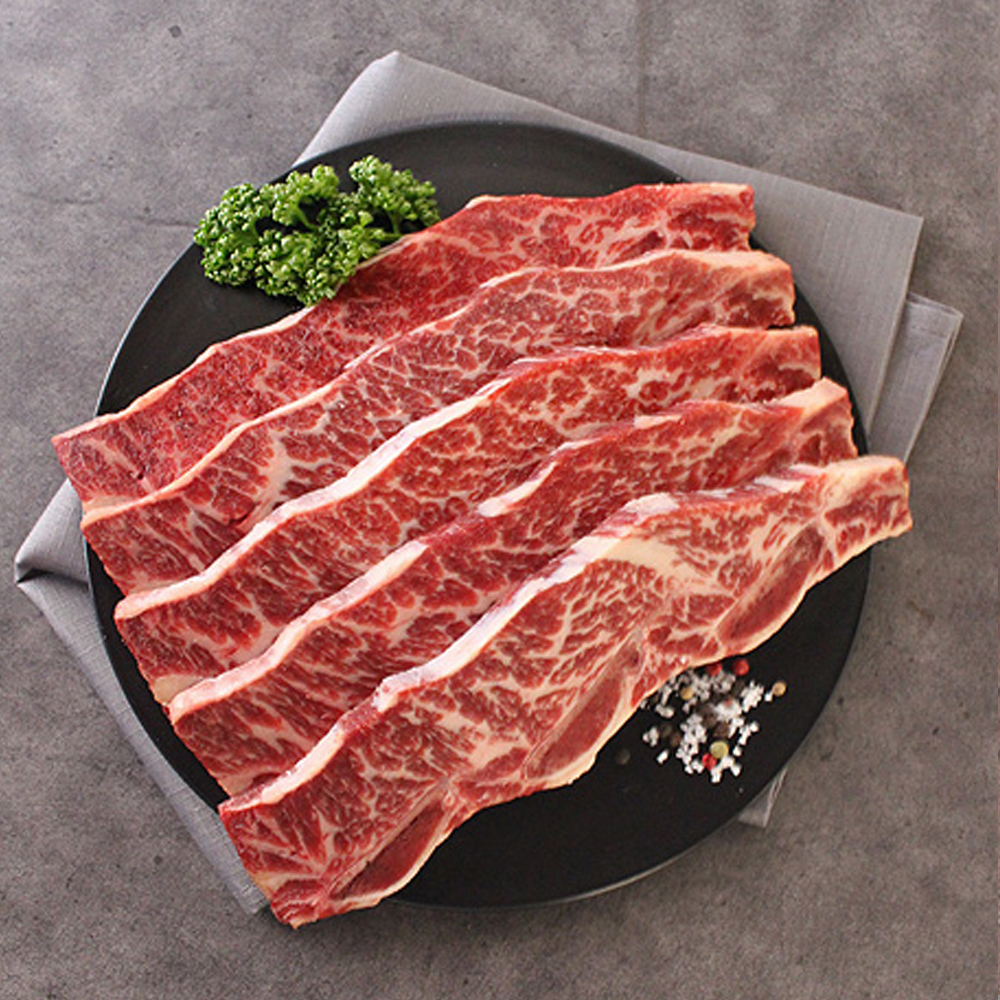 양념 LA갈비 소갈비 1kg 2인용 부모님 회사 명절선물 : 마당소