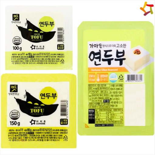 아워홈 연두부100g 생식 저칼로리 한끼두부 모닝두부 간편식 : 만두를 담다  -  만담