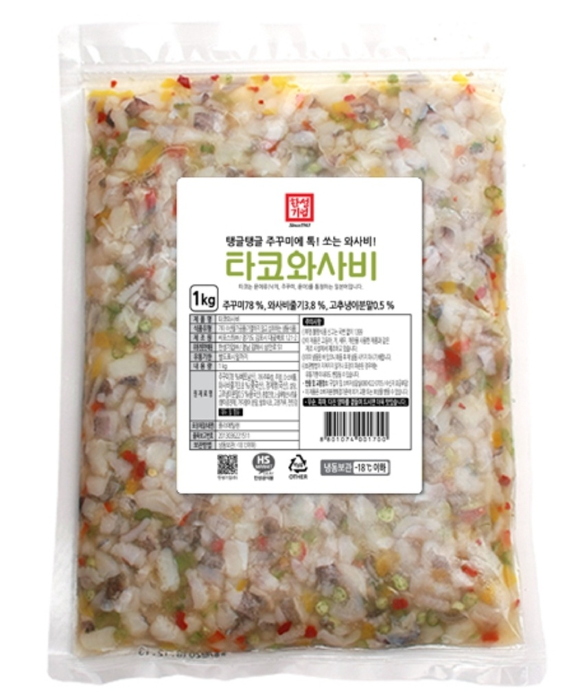 한성기업 타코와사비 문어와사비 1KG : 바다더하기