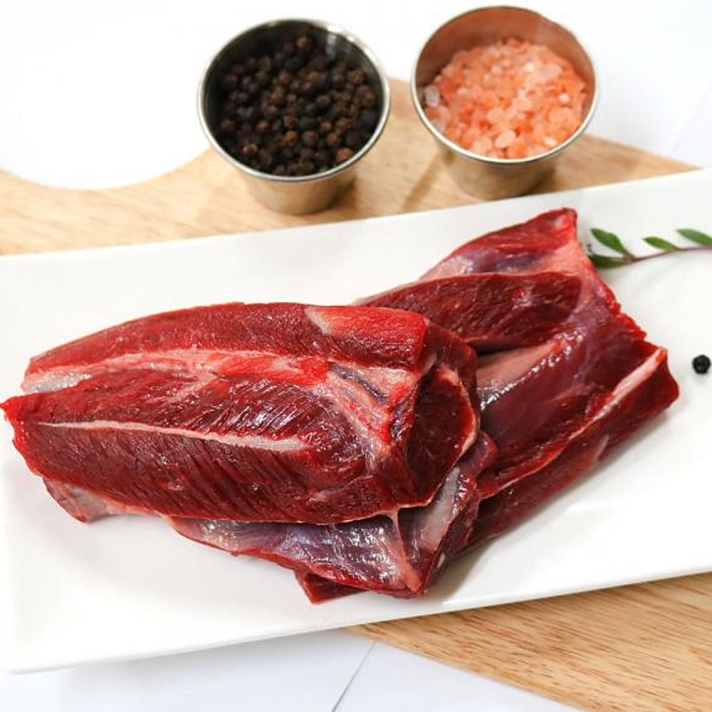 푸른초 국거리소고기 한우사태 한우국거리 한우 소고기국거리 선물 300g : 스마트하니A