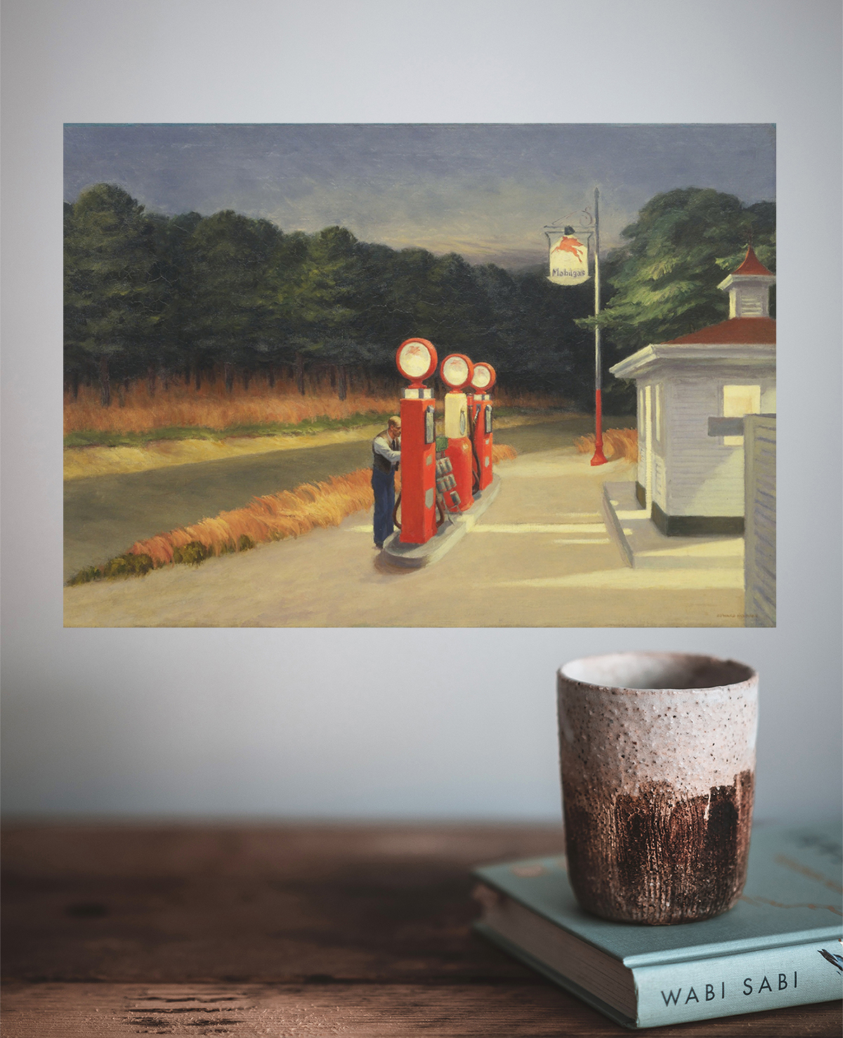 에드워드 호퍼 그림 주유소 GAS : 미디어마인
