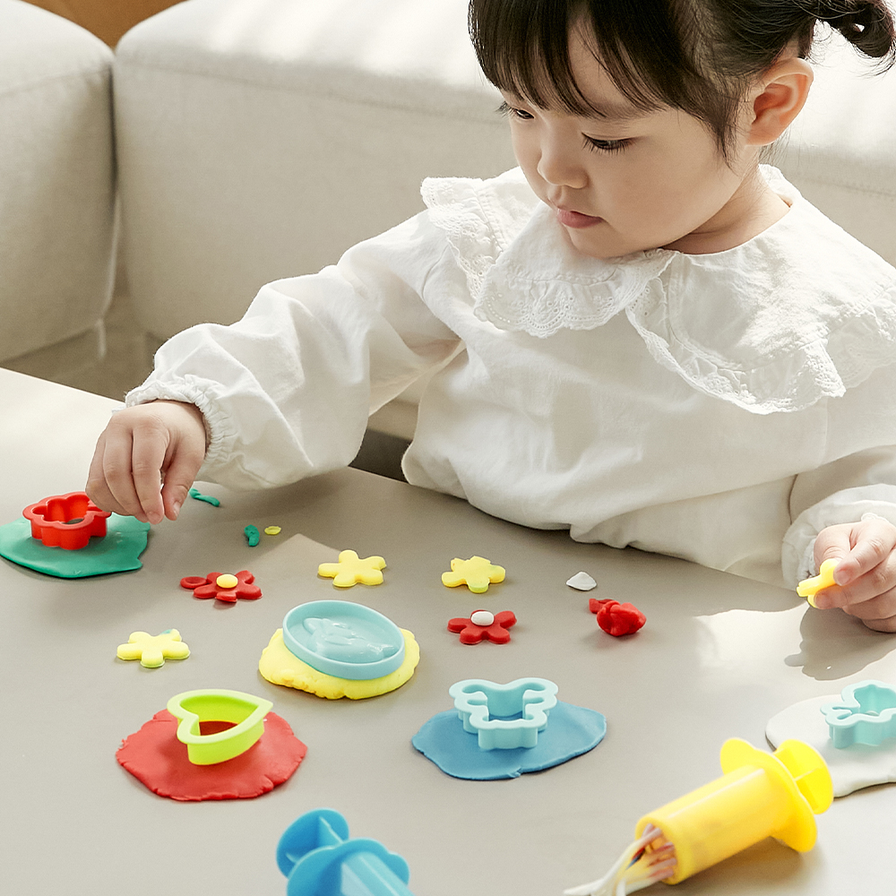 앨리의 장난감 공장 컬러 클레이 도우 버킷팩 26종 찰흙 지점토 촉감 놀이 : 아가드