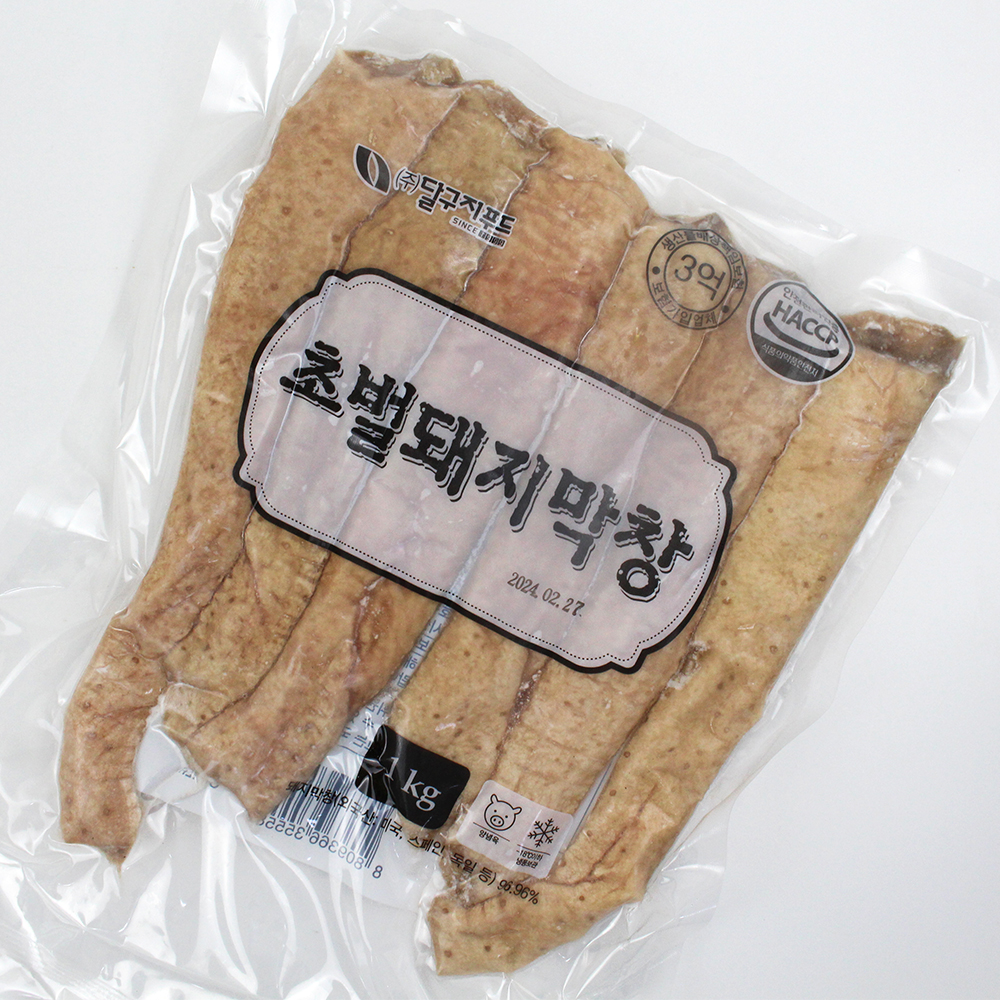 대구명물 달구지 초벌구이 통 막창 1kg+막장소스4봉 대구막창 알막창 / 약5-6인분내외 : 아빠의앞치마