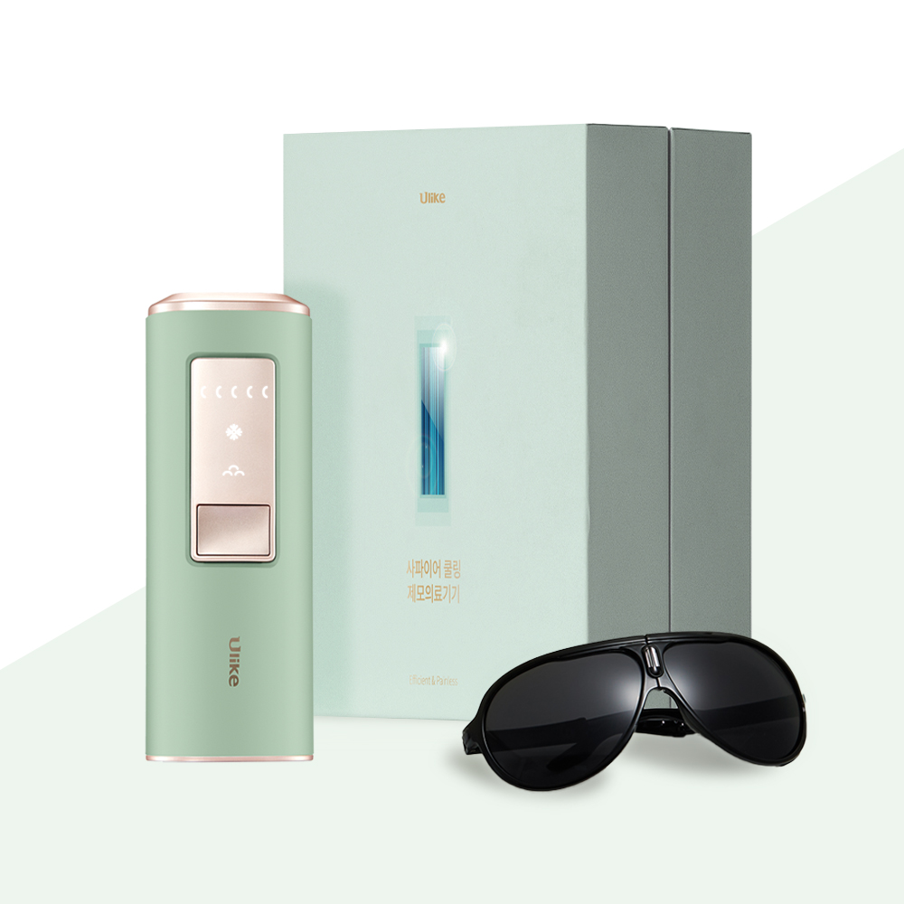 유라이크 사파이어쿨링 IPL 제모 의료기기 UI04G 반영구 민트 : ULIKE BEAUTY