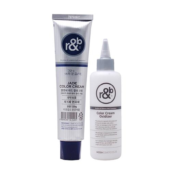 우신 R＆B(알앤비) 쟈드 피오레 칼라 크림 1제 120g,2제 120ml/240ml : 마이헤어