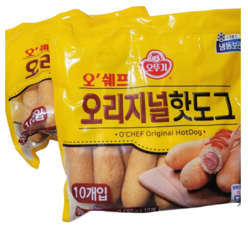 오뚜기 오쉐프 더 맛있는 오리지널 핫도그 20개입 케찹증정 : 원시보이 마켓