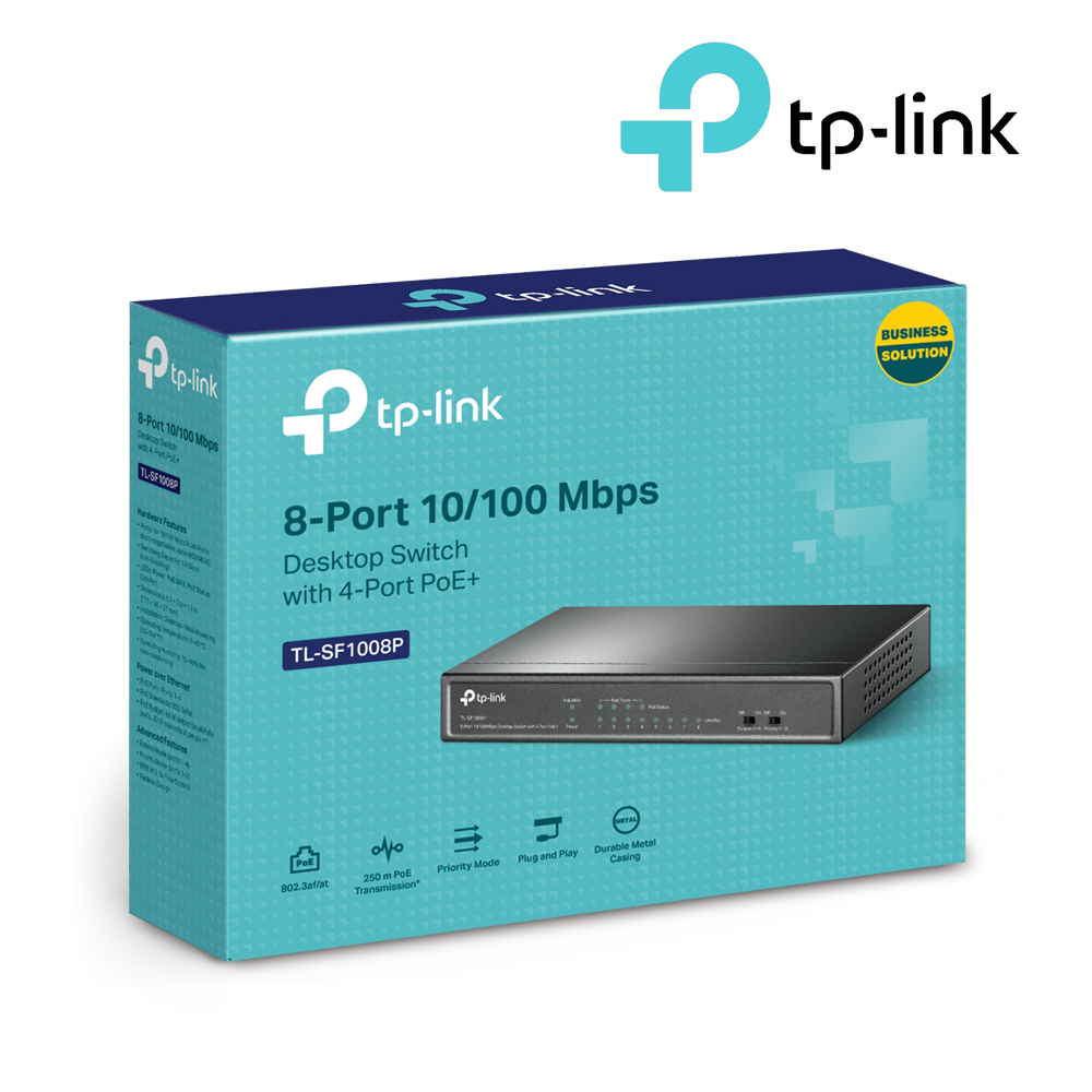 티피링크 TL-SF1008P 8포트 / 인터넷허브 스위칭허브 (DHCNC) : 대현씨앤씨 FYI