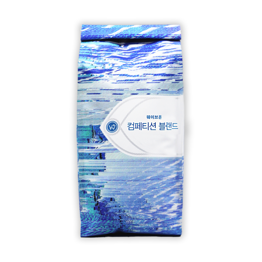웨이브온 컴페티션 블랜드 원두커피 1kg : 웨이브온커피