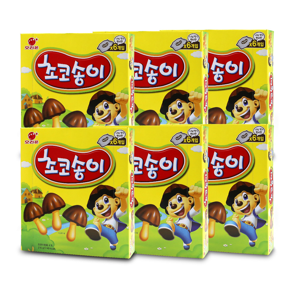 오리온 초코송이 216g (6p) x 6개 : 까까무까