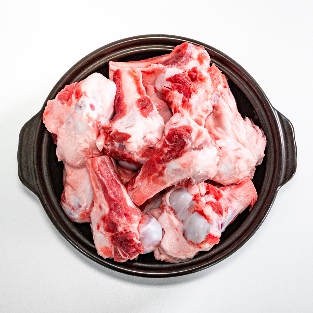 한돈 돼지사골 3kg 국내산 냉동 사골뼈 국물용 : 고기생각