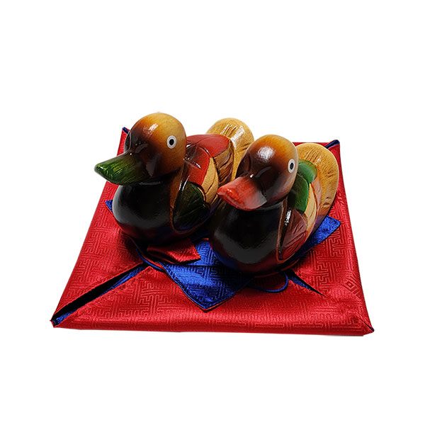 원앙 소+보자기세트 애교예단 함소품 : 지극정성