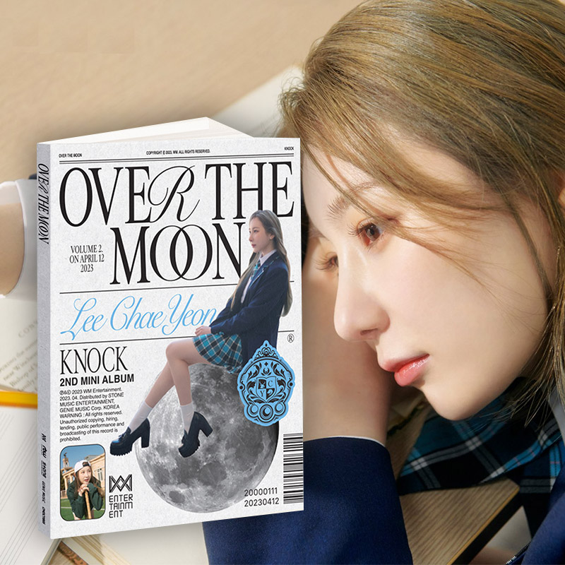 이채연 앨범 Knock 노크 Over The Moon 오버더문 DAY 미니2집 굿즈 : 스컬데이 일렉트릭