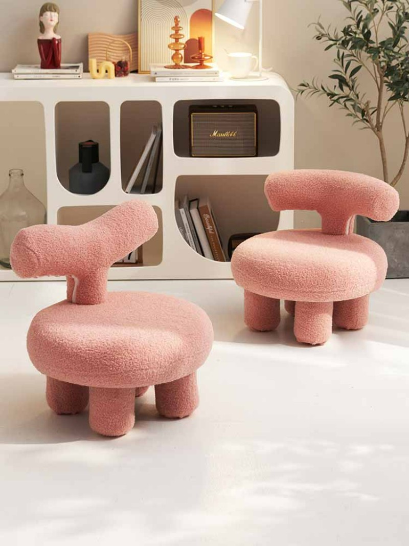 올가 양털 의자 Olga 구름소파 체어 1인 카페인테리어 Who are you chair : 엠디원