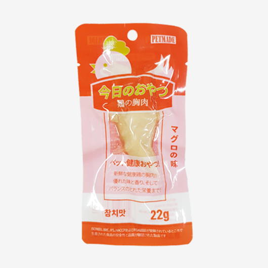 오늘의간식 부드러운 고양이 닭가슴살 간식 참치 22g : 3651