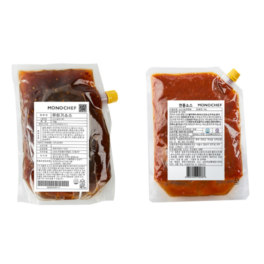 유린기소스 깐풍소스 1kg 특제소스 간식 분식 마요네즈 튀김 호프 주점 중식 일식 닭요리 : AI FOOD