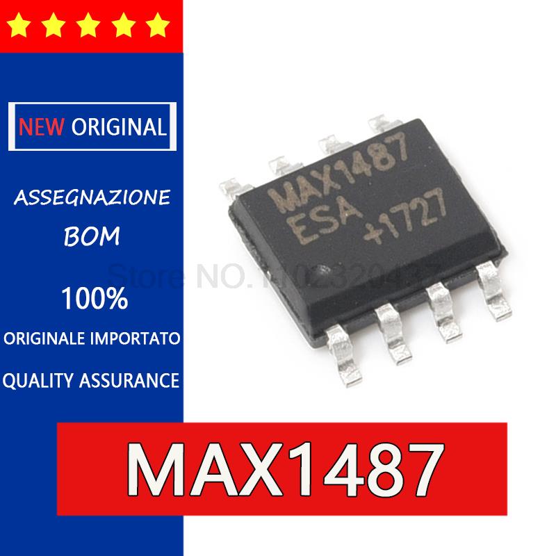 RS데이터변환기 5pcs MAX1487CSA MAX1487ESA SOP8 RS-485/RS-422 트랜시버 칩 RS 인터페이스 변환기 : 바바루몰