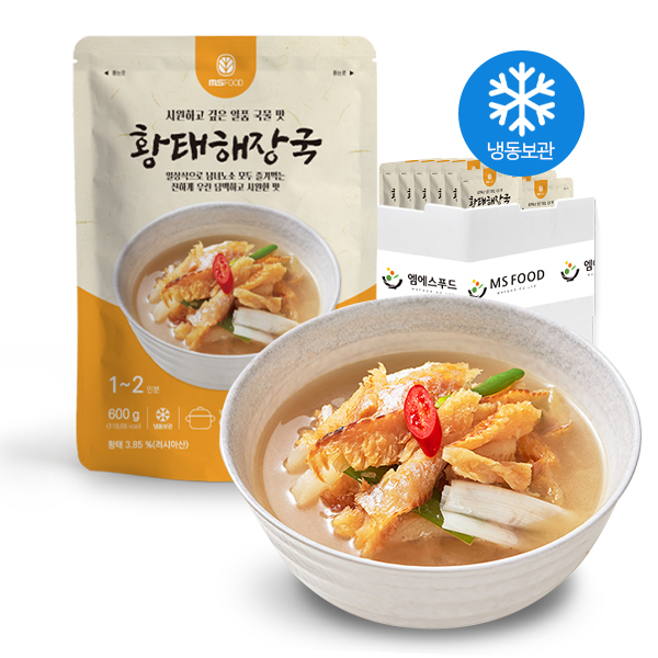 황태 해장국 25개 BOX 엠에스푸드 즉석 요리 캠핑 간단 간편 엄마손맛 간편식 혼밥 음식 숙취해소 : 엠에스푸드몰
