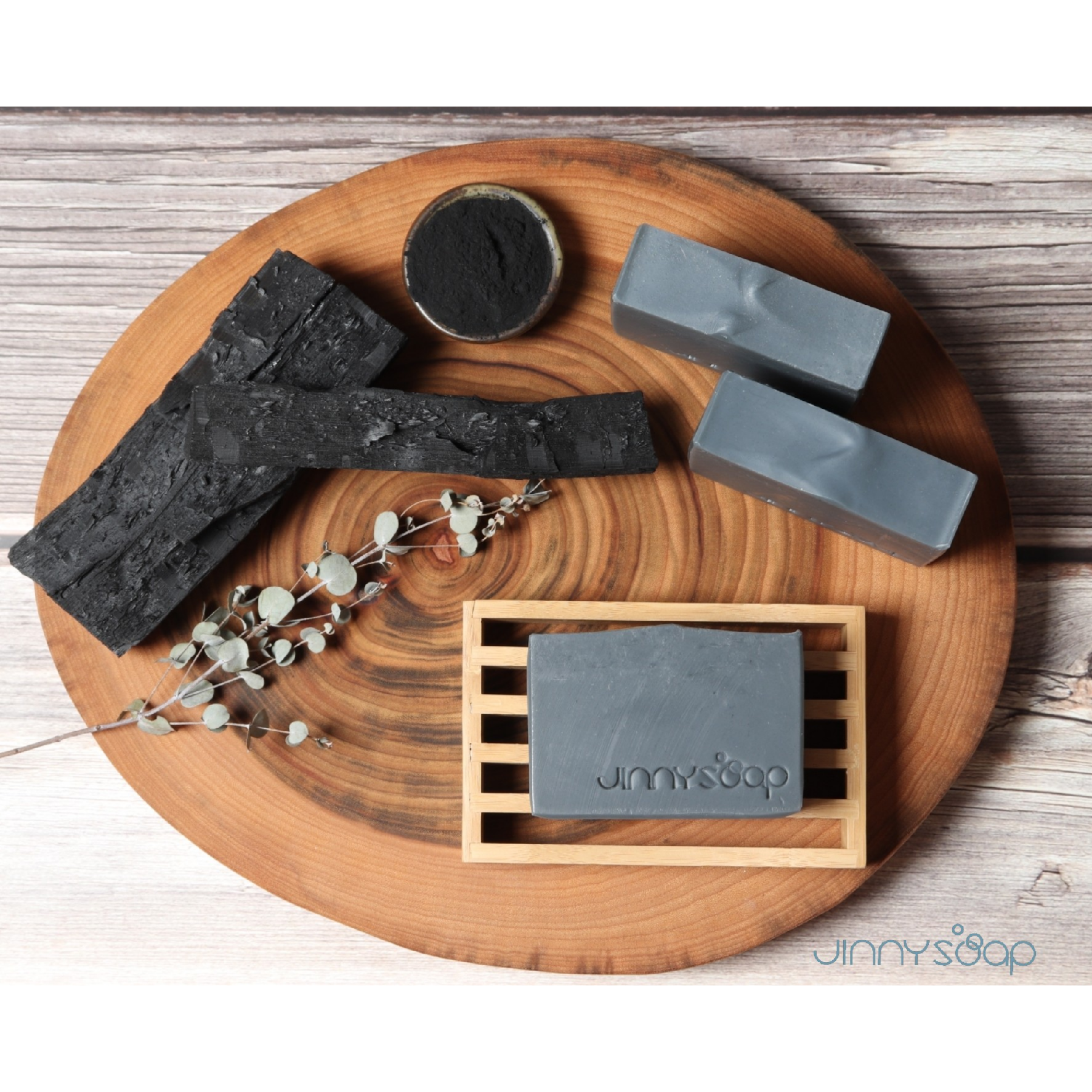 숯클린징 비누 charcoal cleansing soap : 지니솝 Jinnysoap