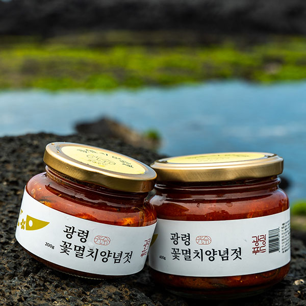 제주 꽃멸치양념젓갈 200g 통멸치 양념젓갈 : 다은상회