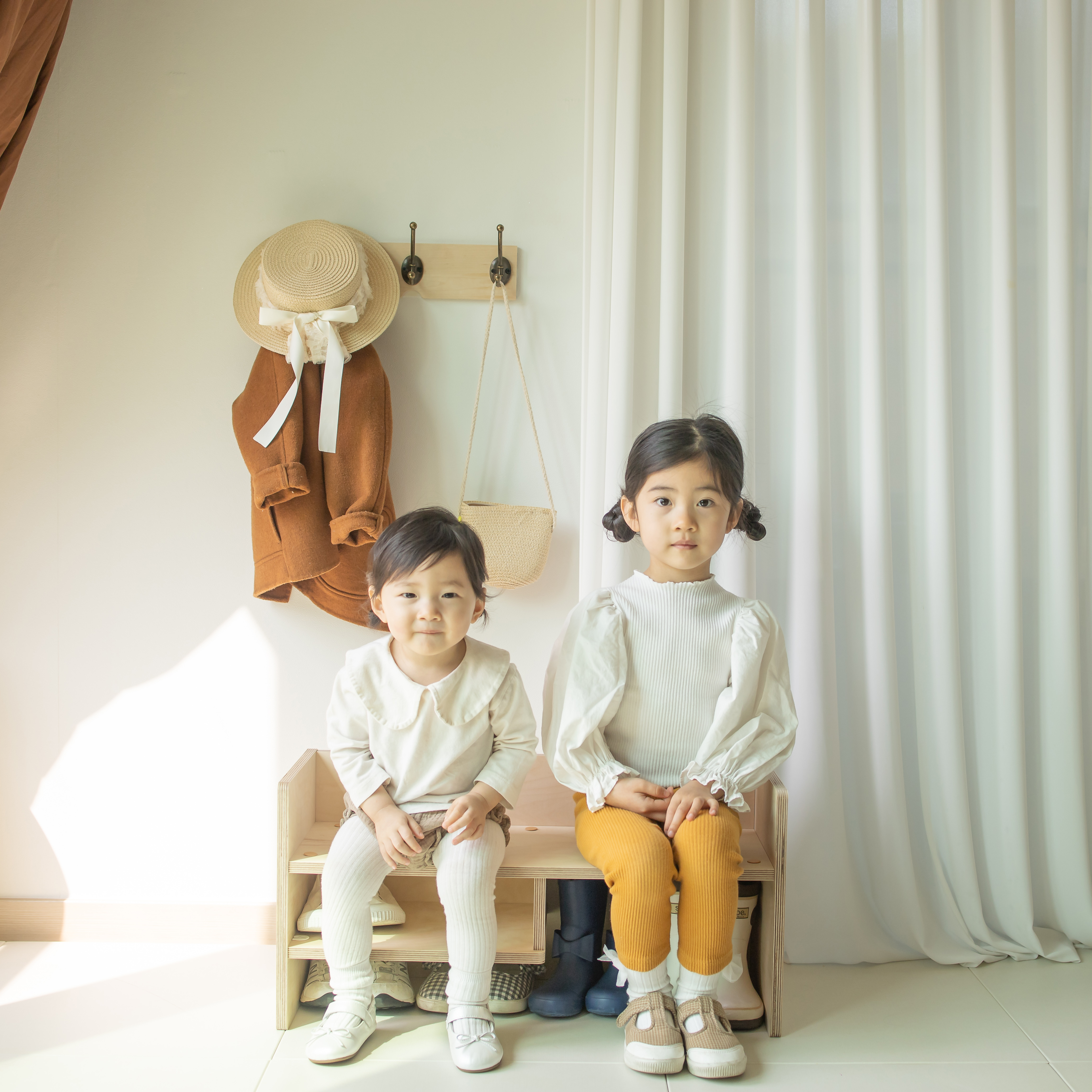 플레이블 아기 현관 벤치 의자 슈벤치 신발장 수납장 신발 정리대 : plable