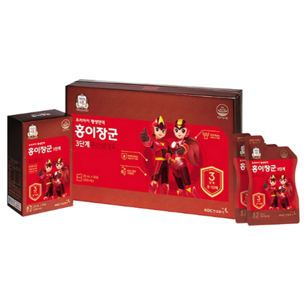 정관장 홍이장군 3단계 20ml 30포 어린이 면역력 홍삼선물 : 구팔마켓