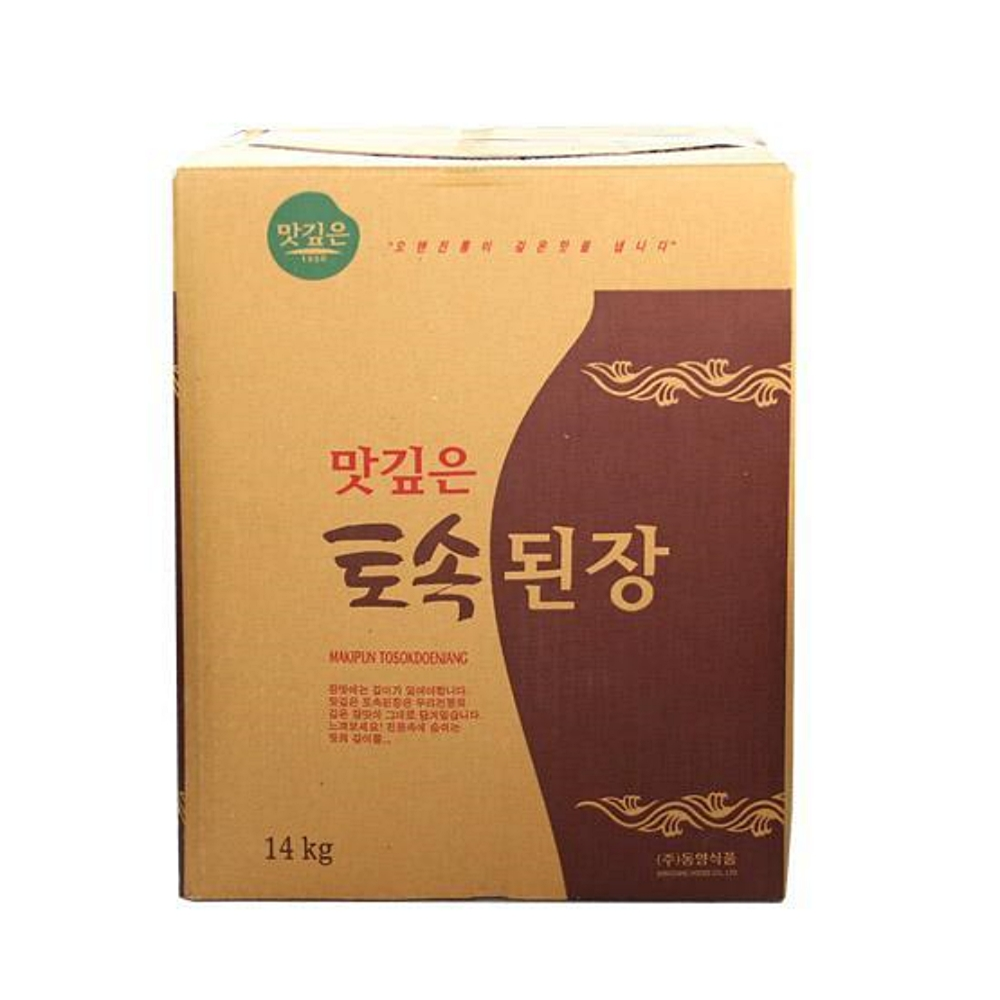 토속된장14kg 간장 된장 맛깊은 고추장 초장 쌈장 : 스마트하니D