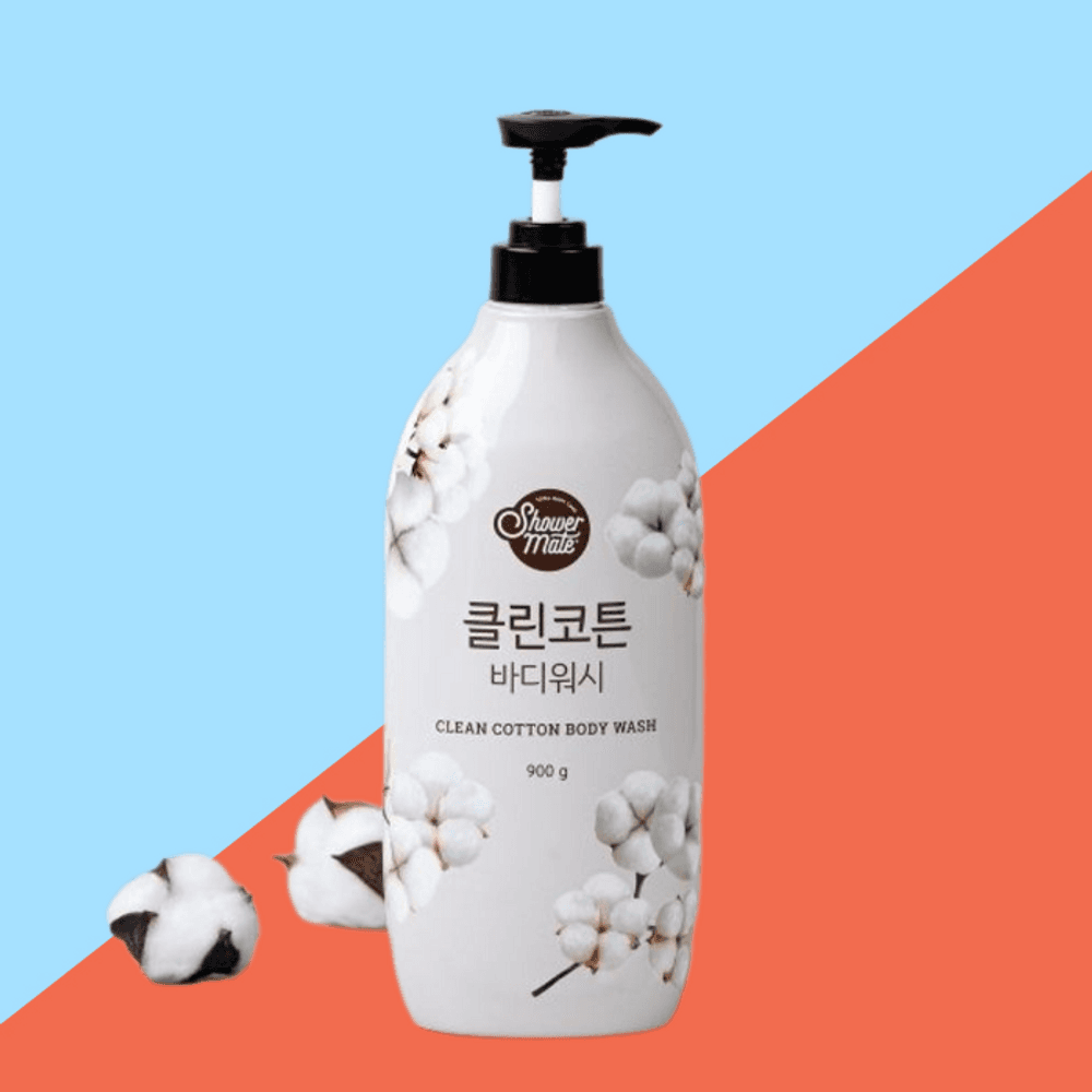 샤워메이트 올인원바디워시 클린코튼 바디워시 900g : 보라리빙