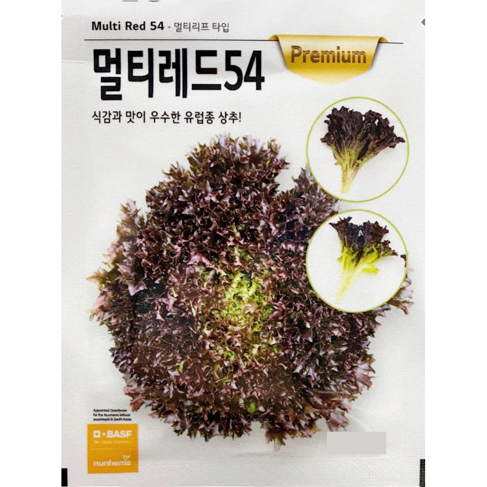 멀티레드상추 100립 코팅종자 팜한농 23년입고 : 제일농약사