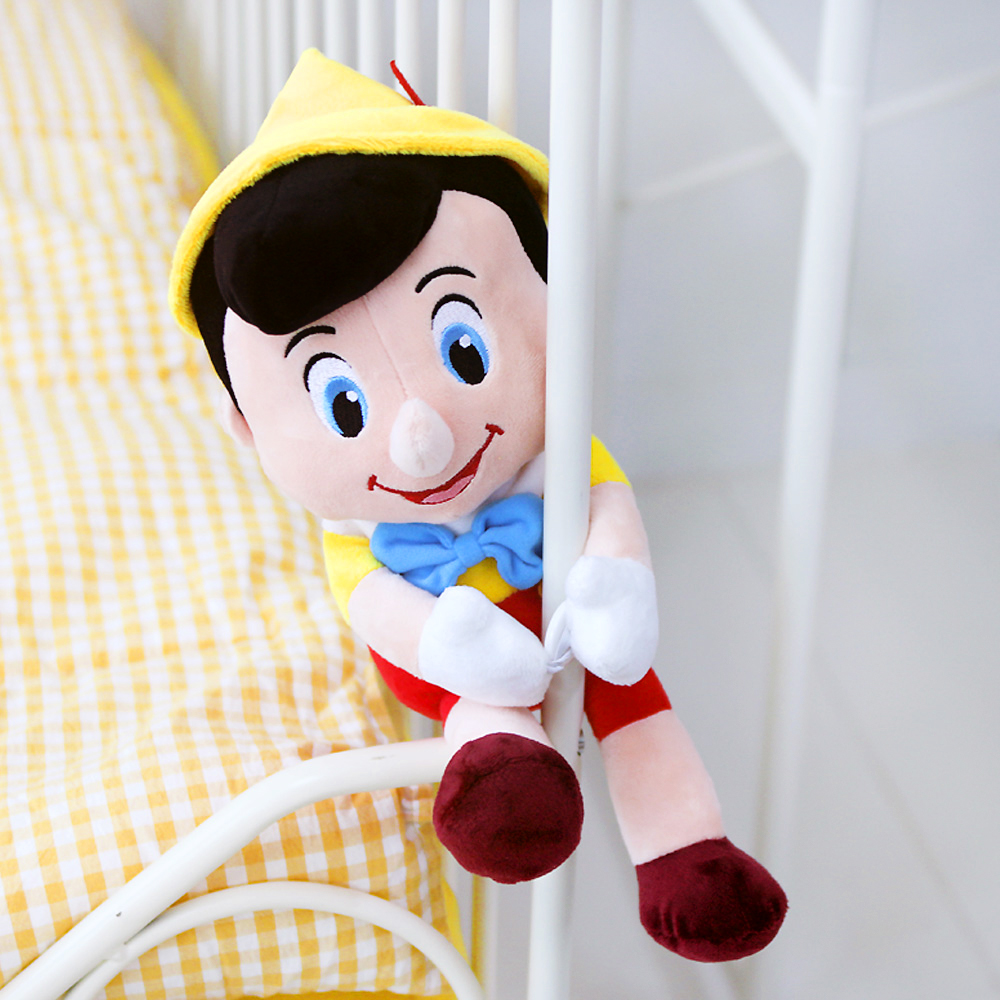 디즈니 피노키오 커튼 인형 25cm-캐릭터 인테리어 소품 봉제인형 : dollndolls