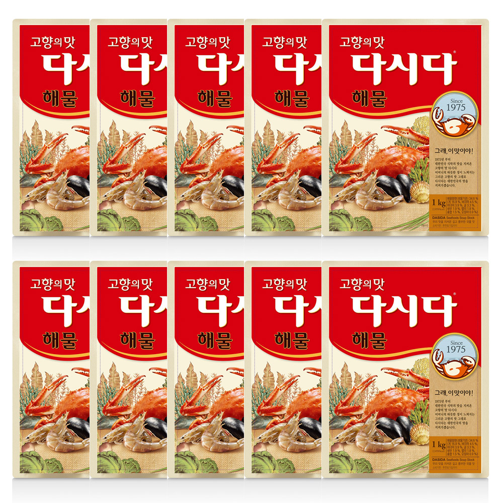 해물 다시다 1kgx10개입 고향의맛 : hannammall