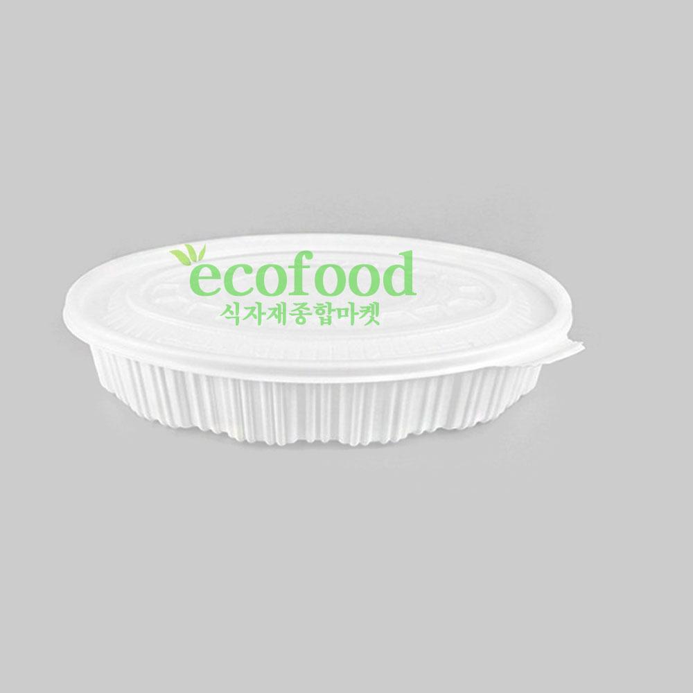 성광 타원형찜용기 3100ml x 50개 x 1줄 0-3 아구찜포장용기 전자렌지사용 : 에코푸드마켓