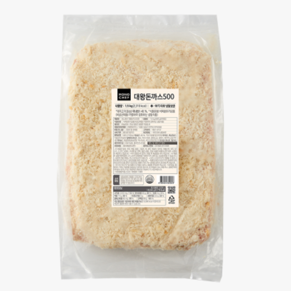 대왕돈까스 1.5kg(500g x 3ea) 간식 튀김 분식 일식 돈가스 술안주 마로푸드 : AI FOOD