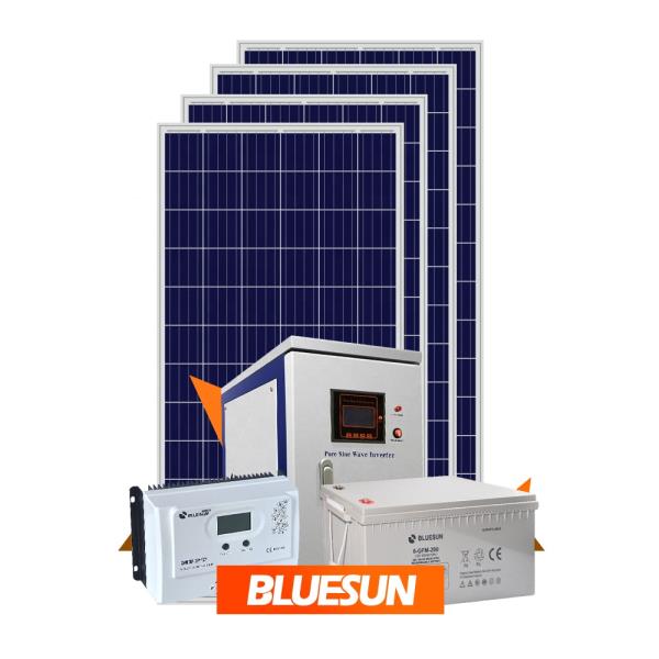 완전한 세트 5 Kw 태양 전지 패널 태양열 5000 W 오프 그리드 태양계 5000 와트 태양 에너지 홈 시스템 : 온돌샵