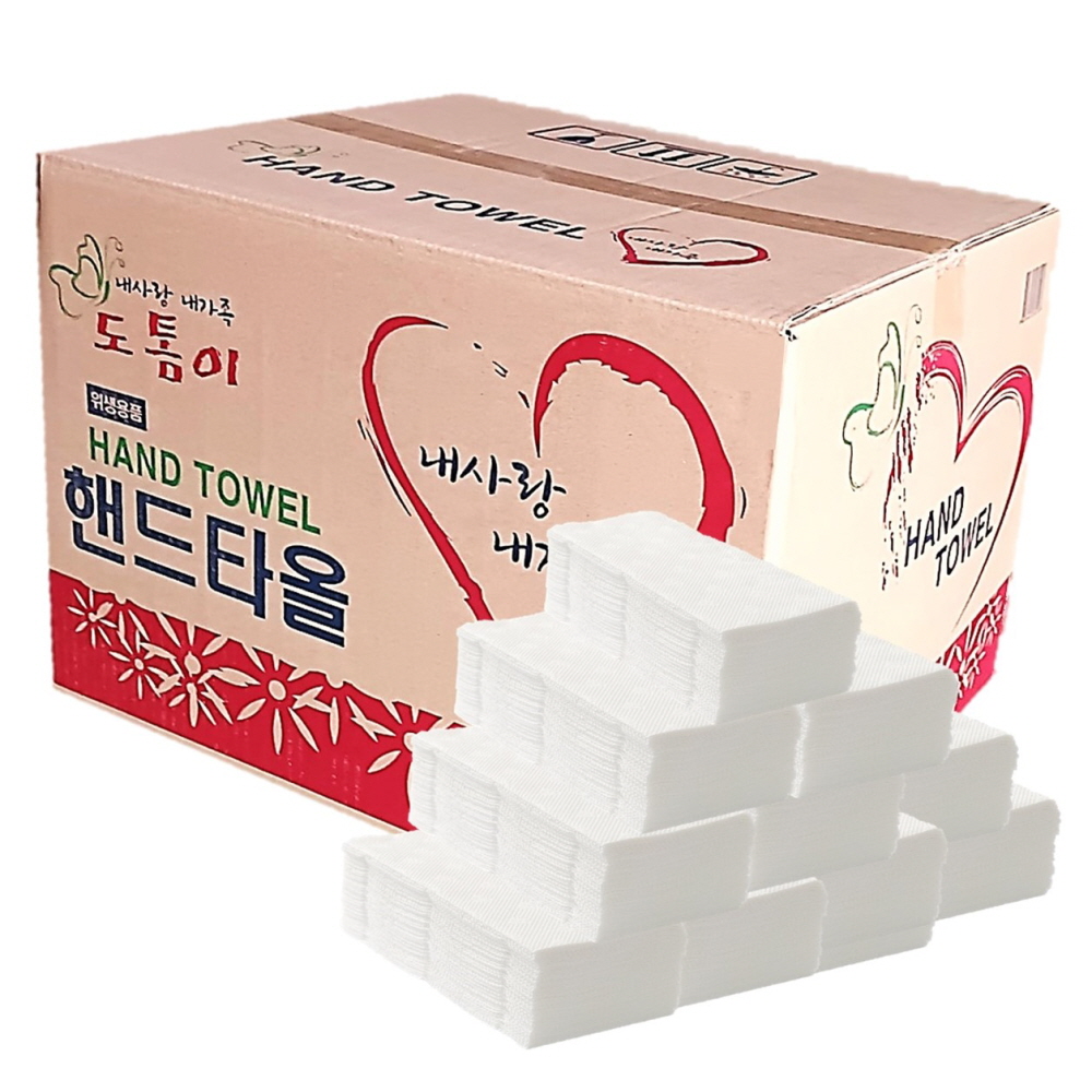 뽑아쓰는 핸드타올 4500장 일회용 키친타올 업소용 대용량 페이퍼타올 : 한결크린텍