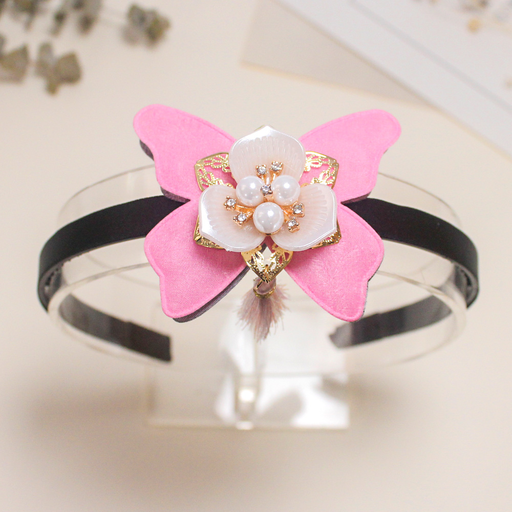 소란 나비 한복머리띠 : 비단길KIDS